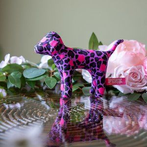 Victoria's Secret pink dog LEOPARD PRINT PURPLE